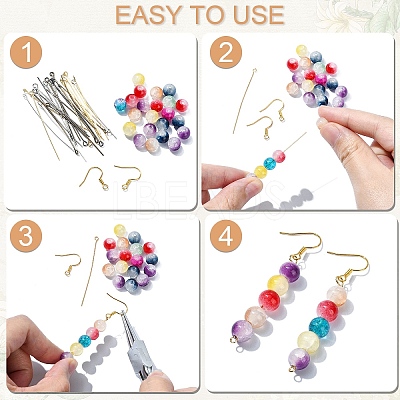 60Pcs 6 Styles Brass Eye Pin FIND-YW0009-96-1