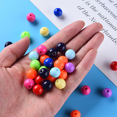 Opaque Acrylic Beads MACR-S370-C12mm-M2-1