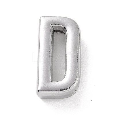 Alloy Letter Slide Charms FIND-A023-17D-1