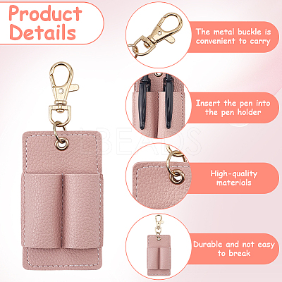3Pcs PU Keychains KEYC-CL0001-49A-1