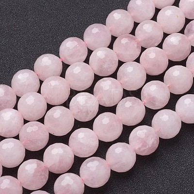 Natural Rose Quartz Beads Strands X-G-G099-F12mm-15-1