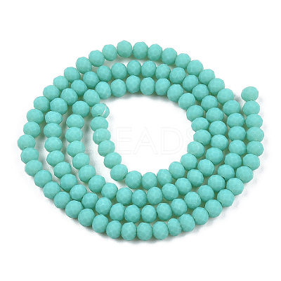Glass Beads Strands EGLA-A034-P6mm-MD24-1