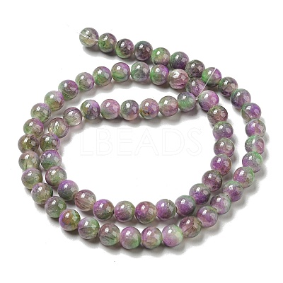 Dyed Natural White Jade Beads Strands G-F764-01F-1
