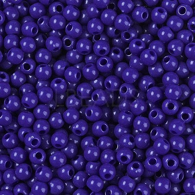 Opaque Acrylic Beads SACR-A007-01A-05-1