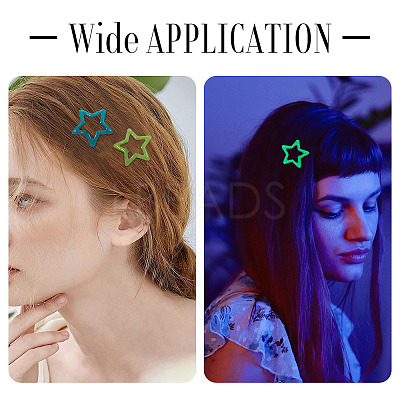 2 Bags Luminous Snap Hair Clips PHAR-TADJ0001-05-1