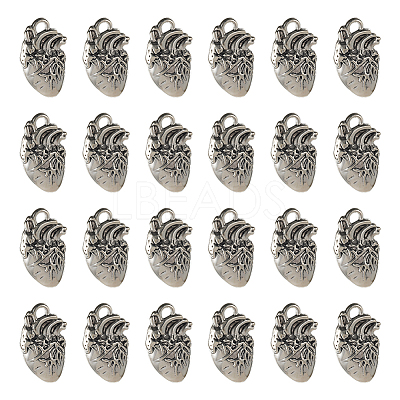 50Pcs Tibetan Style Alloy Pendants FIND-SC0005-17-1