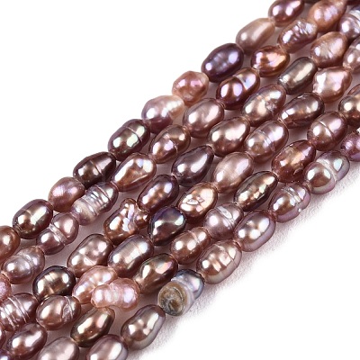 Natural Cultured Freshwater Pearl Beads Strands PEAR-N012-02H-02-1