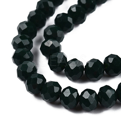 Opaque Solid Color Glass Beads Strands X-EGLA-A034-P4mm-D12-1