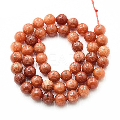 Natural Quartz Beads Strands G-N355-8mm-59-1