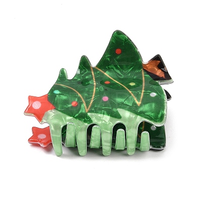 Christmas Acetic Acid Claw Hair Clips for Women Girls LS-PHAR-G016-01A-1