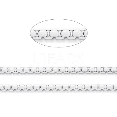 Spray Painted Brass Box Chains CHC-L039-45M-1