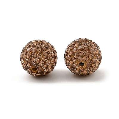 Pave Disco Ball Beads X-RB-Q195-14mm-246-1