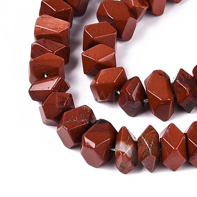 Natural Red Jasper Beads Strands G-N327-05-24-1