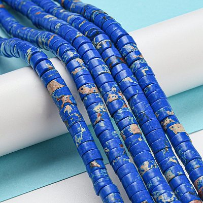 Synthetic Imperial Jasper Dyed Beads Strands G-D077-D01-01B-1