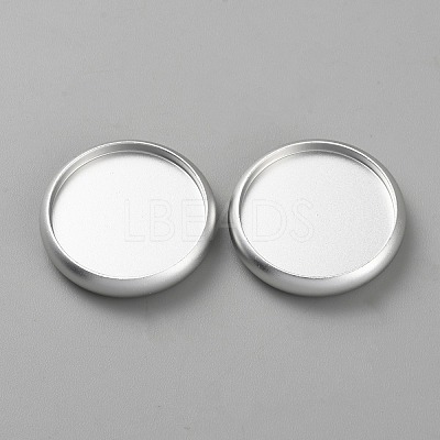 Alloy Cabochon Settings FIND-WH0160-76A-P-1