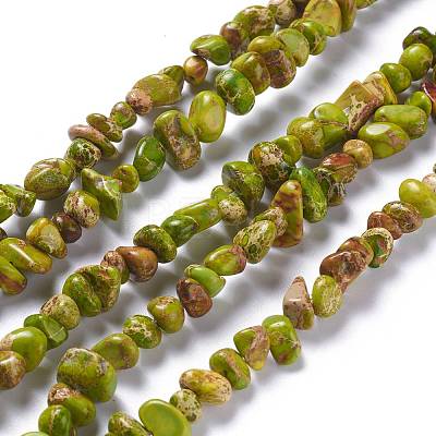 Natural Imperial Jasper Bead Strands G-P444-05-1