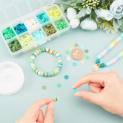 Handmade Polymer Clay Beads CLAY-FH0001-02C-02-1