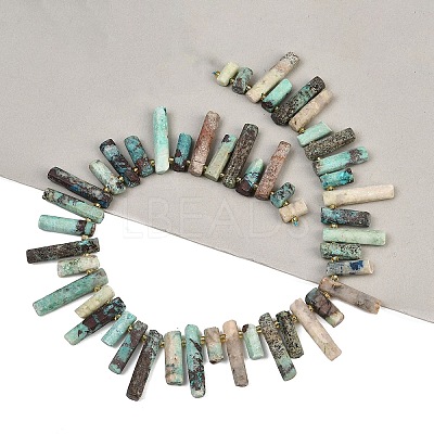 Natural Chrysocolla Beads Strands G-F829-A05-01-1