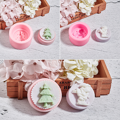 Christmas Theme Food Grade DIY Silicone Molds DIY-PH0027-84-1