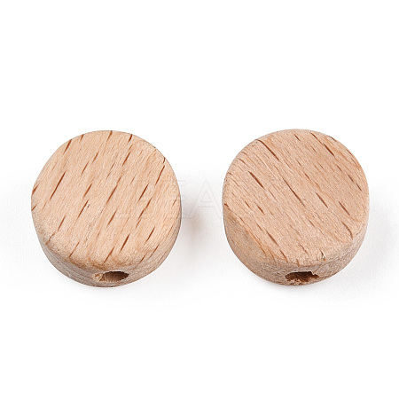 Beech Wood Beads LS-WOOD-N015-03-1