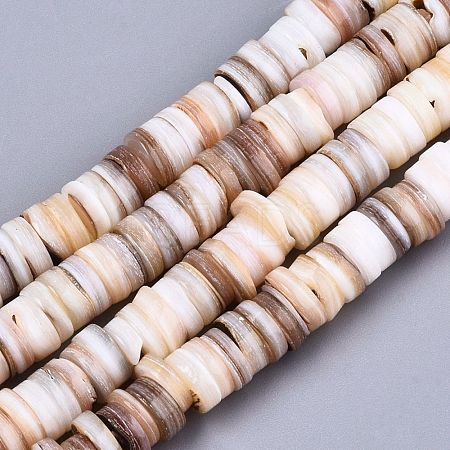 Natural Freshwater Shell Beads Strands SHEL-N026-94A-01-1