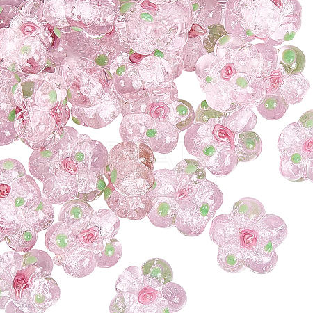 40Pcs Handmade Lampwork Beads LAMP-PA0001-11C-1