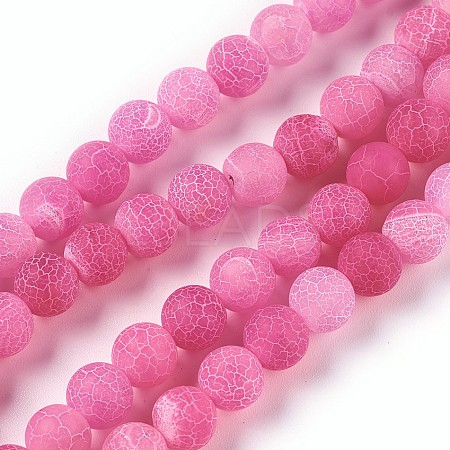 Natural Weathered Agate Beads Strands X-G-P414-A01-1