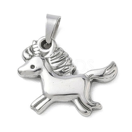 304 Stainless Steel Pendants STAS-B141-01B-P-1