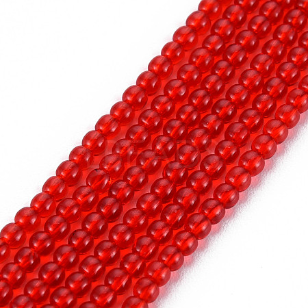 Glass Beads Strands X-GLAA-N041-008I-1