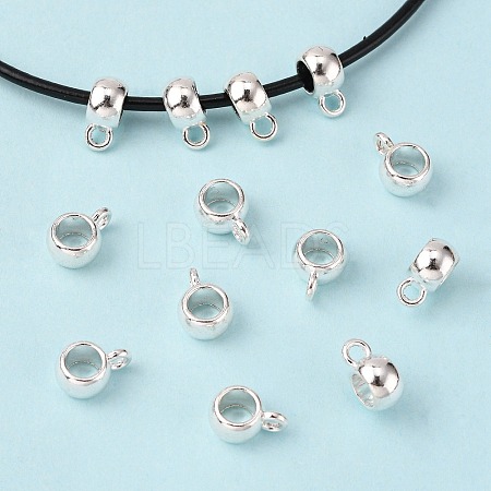 Tibetan Style Alloy Tube Bails LS-TIBEP-LFH251Y-S-FF-1