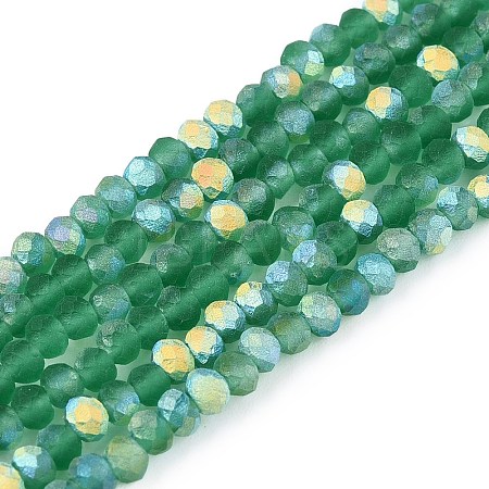 Transparent Glass Beads Strands EGLA-A044-T2mm-MB18-1
