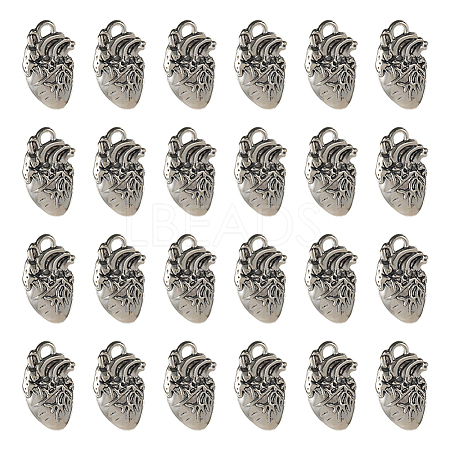 50Pcs Tibetan Style Alloy Pendants FIND-SC0005-17-1