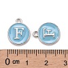 Platinum Plated Alloy Enamel Charms LS-X-ENAM-S118-04F-P-3