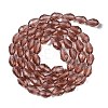 Transparent Glass Beads Strands EGLA-N013-T8mm-D02-2