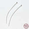 925 Sterling Silver Ball Head Pins STER-F018-03L-3