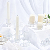 16Pcs 4 Styles Glass Candle Cups AJEW-HY0003-34-4
