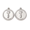 304 Stainless Steel Pendants STAS-K331-01F-S-1