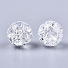 Transparent Crackle Acrylic Round Beads Strands LS-CCG-R002-12mm-01-2