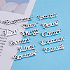 Fashewelry 24Pcs 2 Sets Zinc Alloy Jewelry Pendant Accessories FIND-FW0001-09P-11