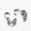 Tarnish Resistant 304 Stainless Steel Smooth Surface Bead Tips X-STAS-P161-19-1