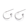 Non-Tarnish 304 Stainless Steel Earring Hooks STAS-K211-01P-1