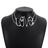 Punk Style Alloy Choker Necklaces for Women WGA180C-06-1