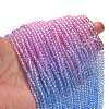 Transparent Painted Glass Beads Strands X1-DGLA-A034-T4mm-A08-2