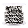 Iron Rhinestone Strass Chains CH-YW0003-01C-NF-1