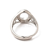 Adjustable Brass Ring Components X-KK-D085-10P-2