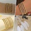 200Pcs 2 Colors Brass Spacer Beads KK-BBC0023-58D-5