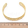 304 Stainless Steel Cuff Bangles for Women BJEW-B108-15G-5