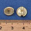 Brass Earring Nuts KK-K383-25A-G-3