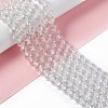 Electroplate Glass Bead Strands X-EGLA-R040-8mm-15-2