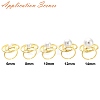 Rack Plating Brass Open Cuff Ring Settings KK-Z071-30G-4